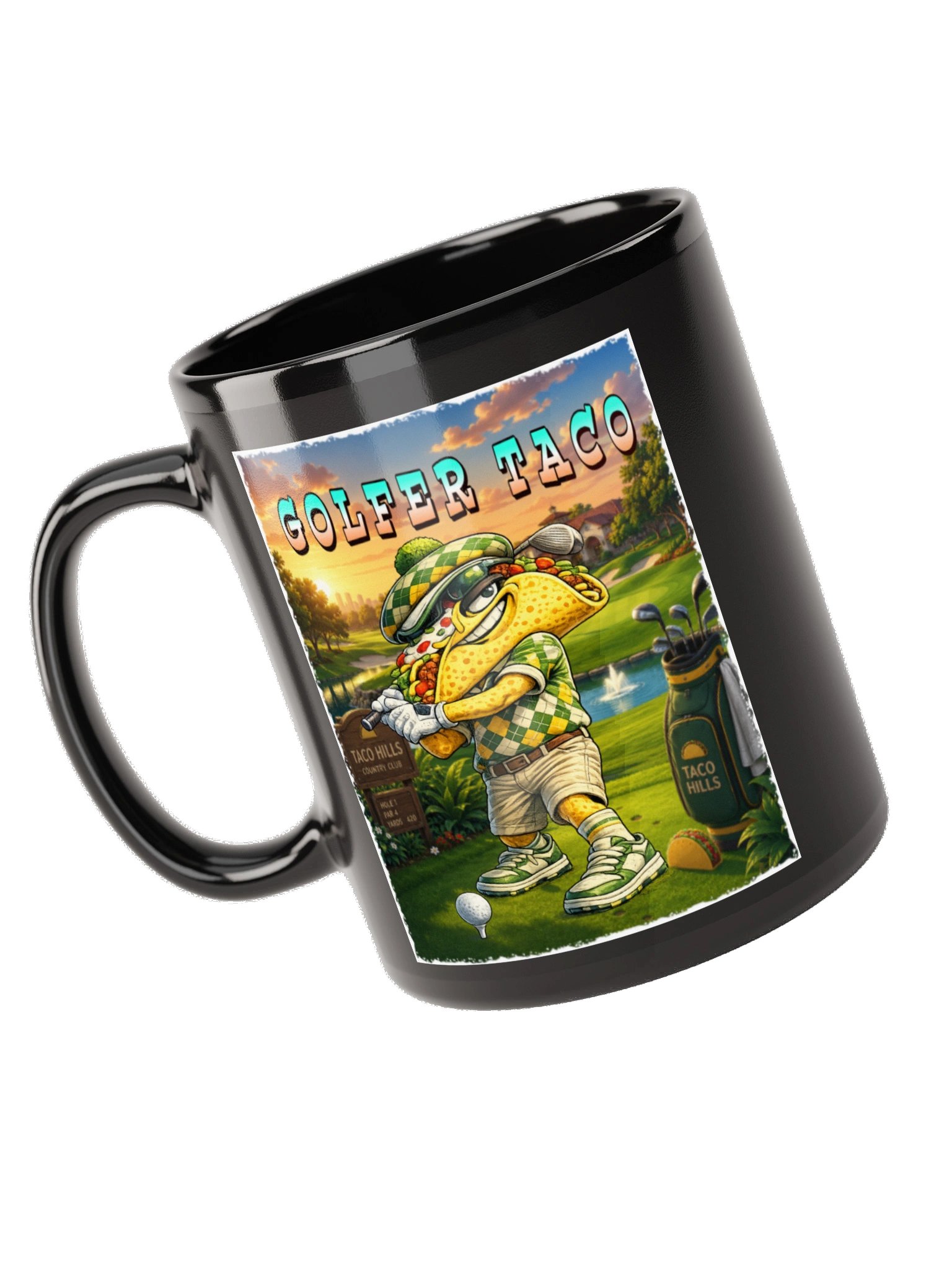 Golfer Taco Sunset Mug - The Taco Family product image (9)