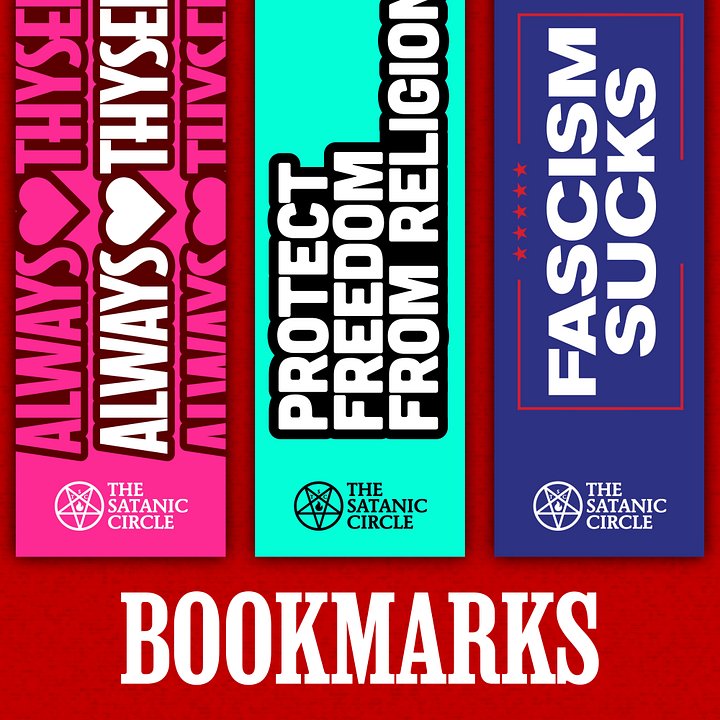 The Satanic Circle - 3 Bookmark Packs product image (1)