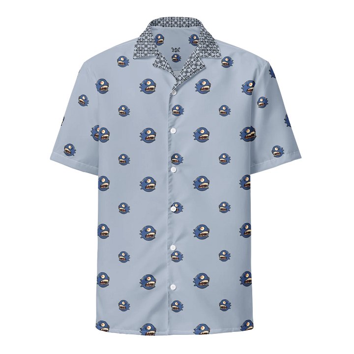 "Curse of the Chomp" – Hawaiian Shirt – Skyfade Blue product image (1)