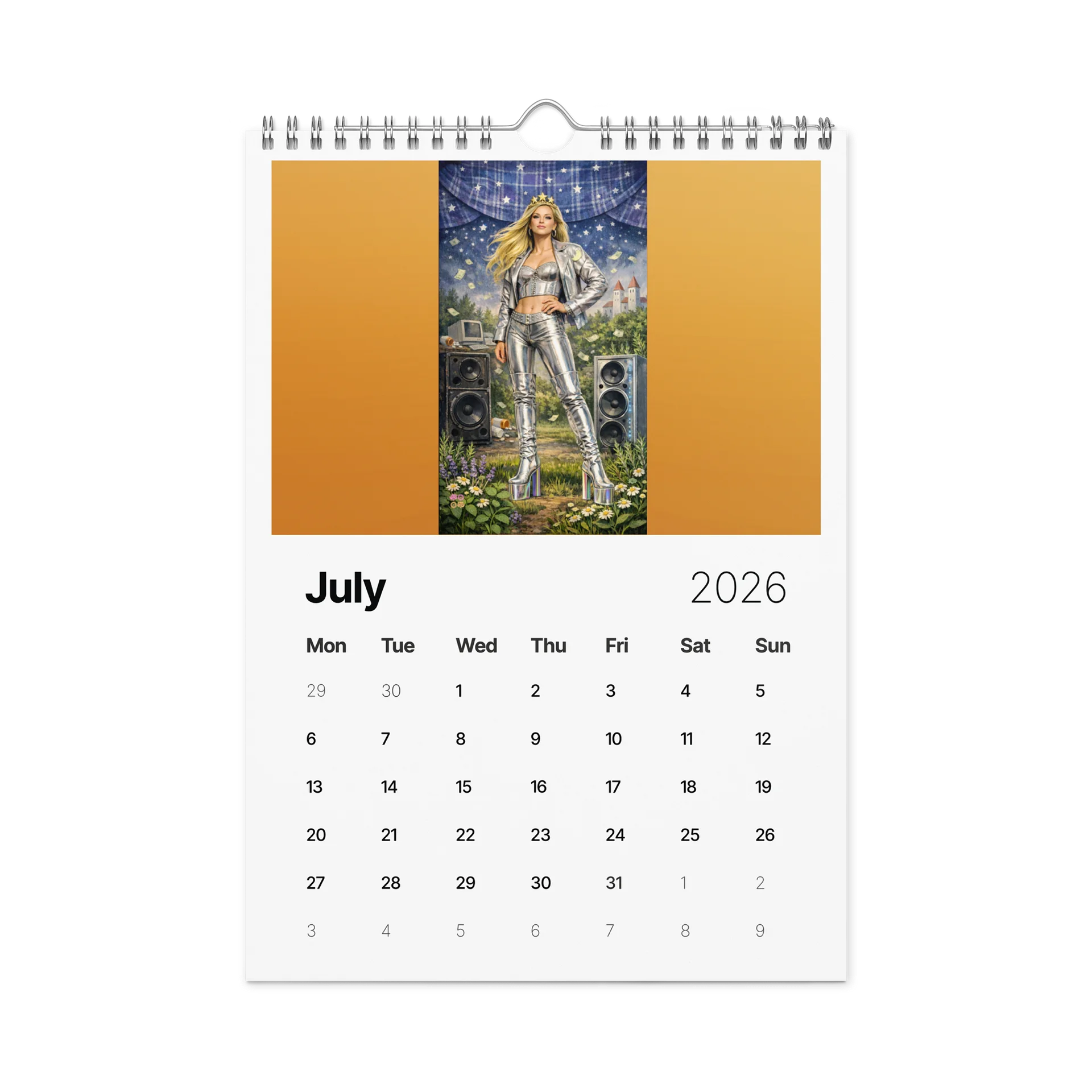 2026 Tarot Through Time Wall Art Calendar product image (8)