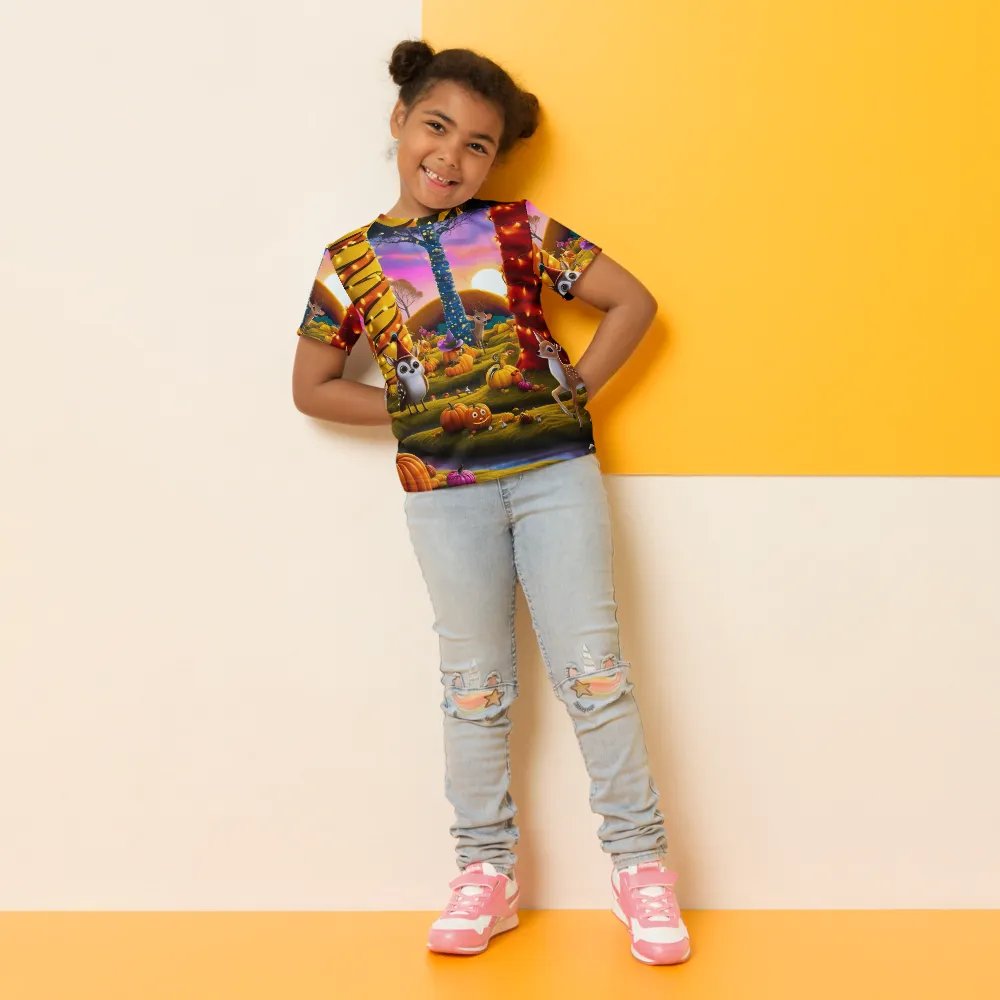 Boo-tiful Pumpkins Bash Kids T Shirt product image (10)