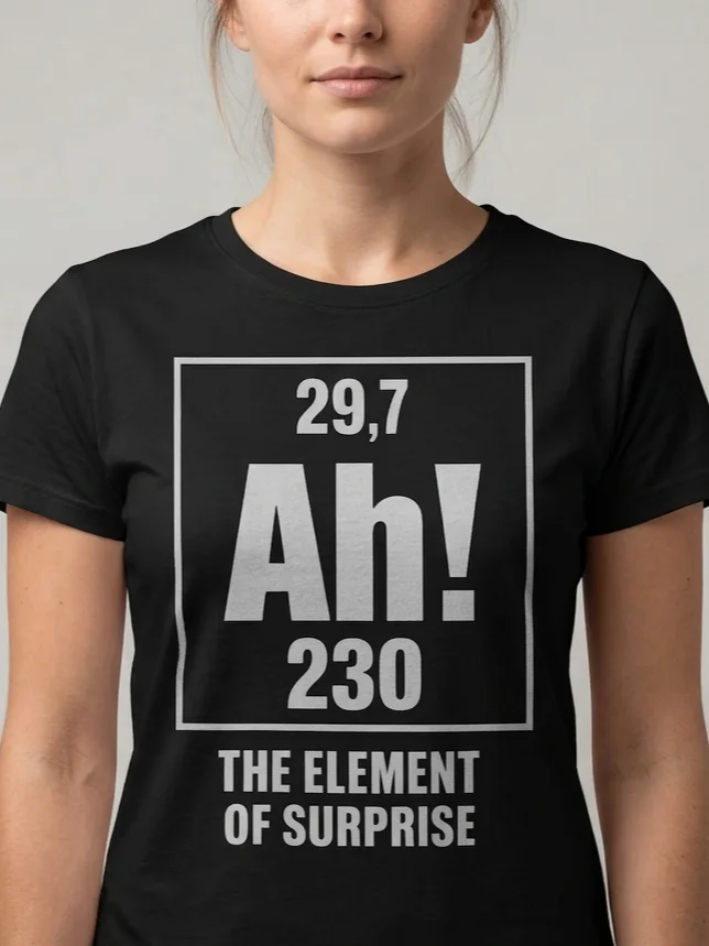 Ah! the Element of Surprise Chemistry Joke Tee, Project Hail Mary T-Shirt product image (1)