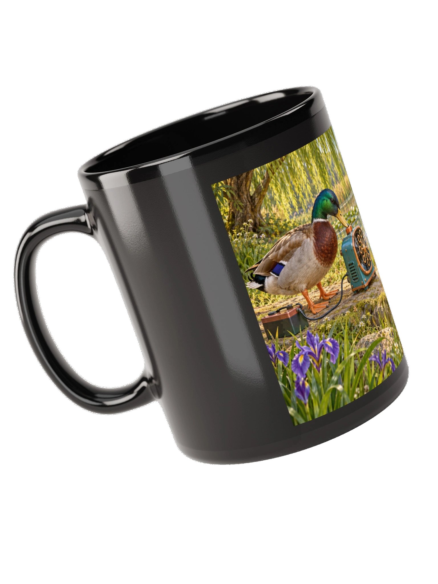 Bubble Broadcast Black Mug product image (5)