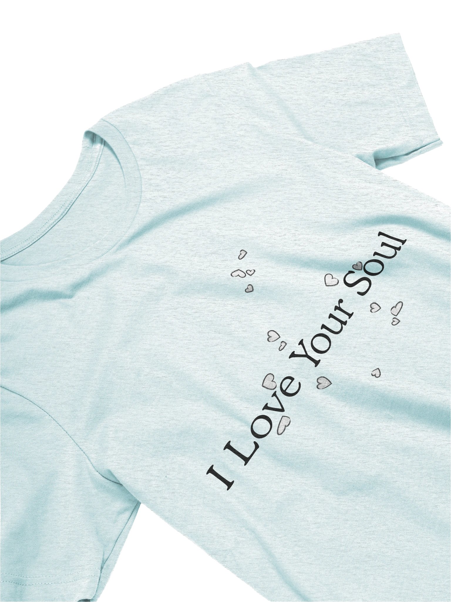 Whimsical Love Your Soul White Hearts T-Shirt product image (87)