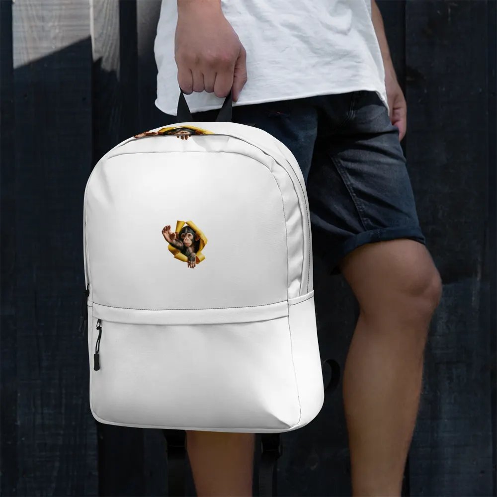 Chimpanzee Reach All-Over Backpack product image (2)