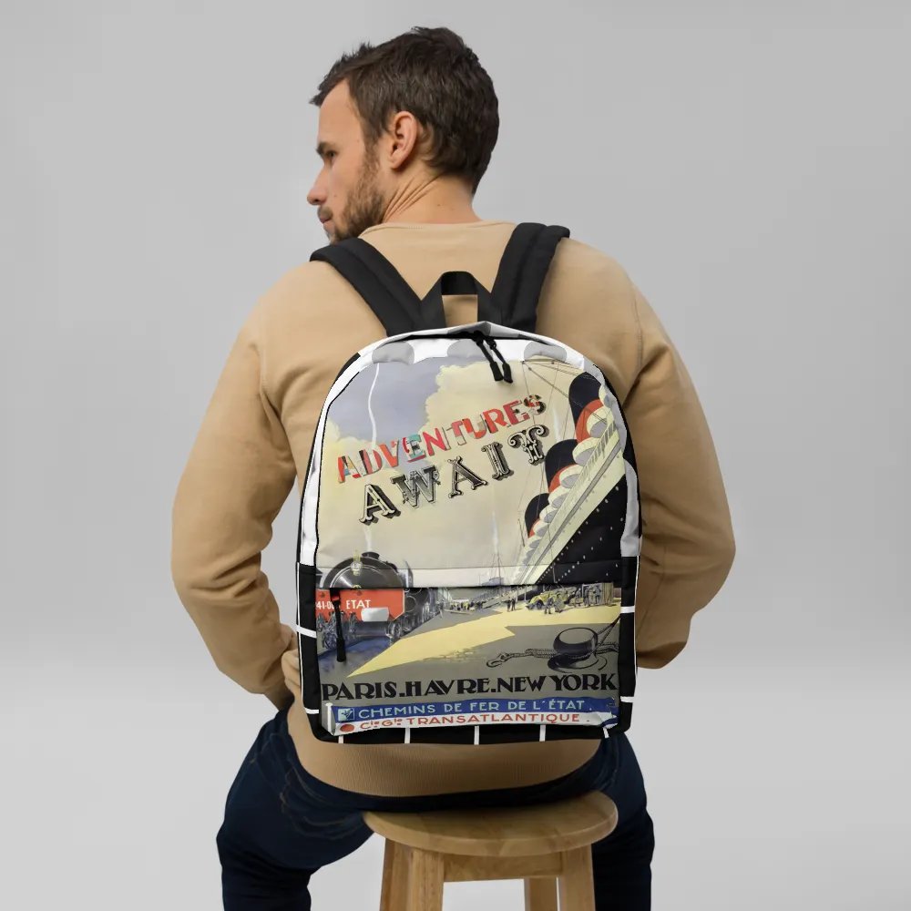 Vintage Travel Connections Backpack product image (8)