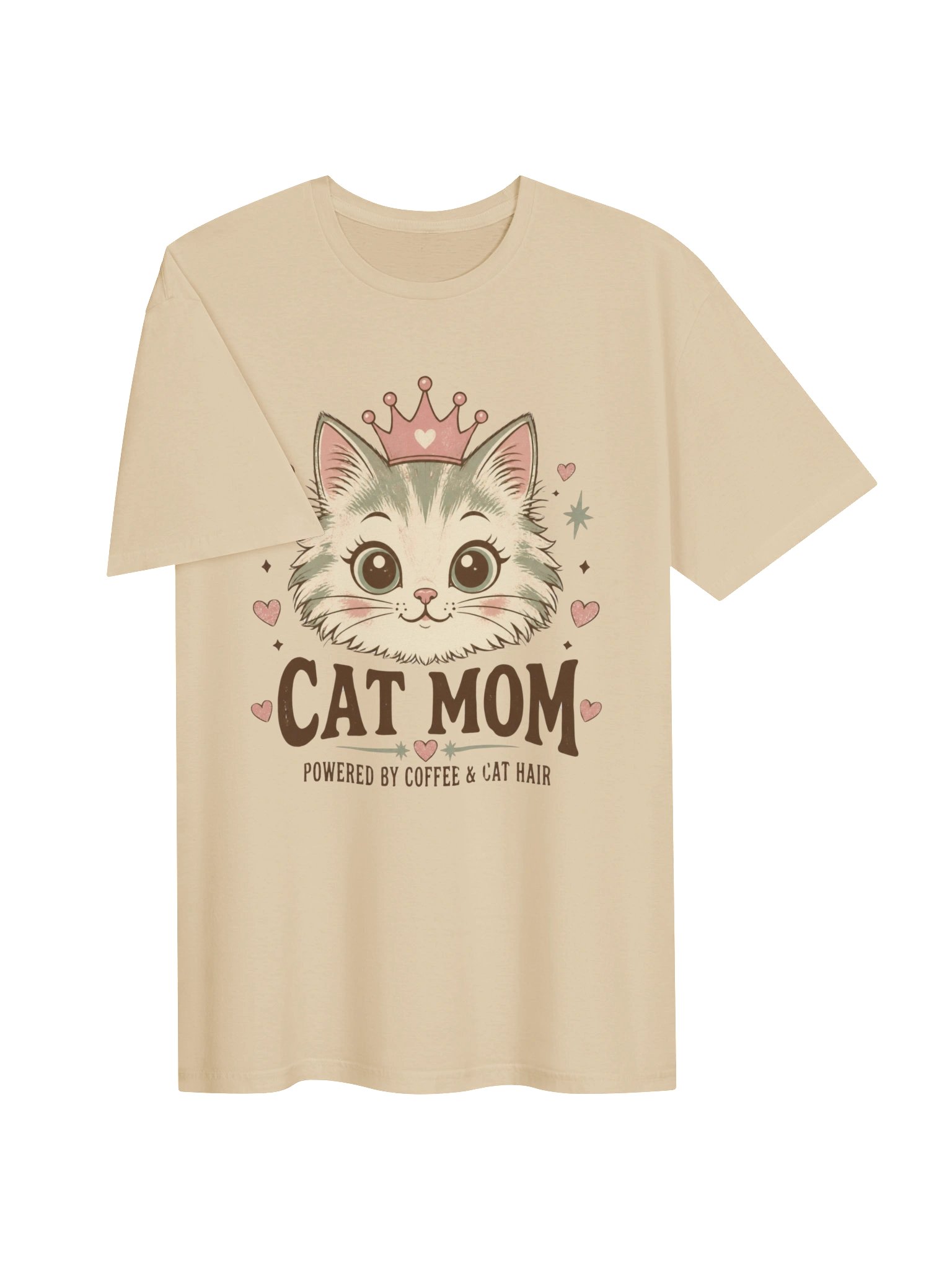 Cat Mom Shirt, Funny Cat Lover Tee, Gift For Cat Mom, Cute Cat Coffee Shirt product image (14)