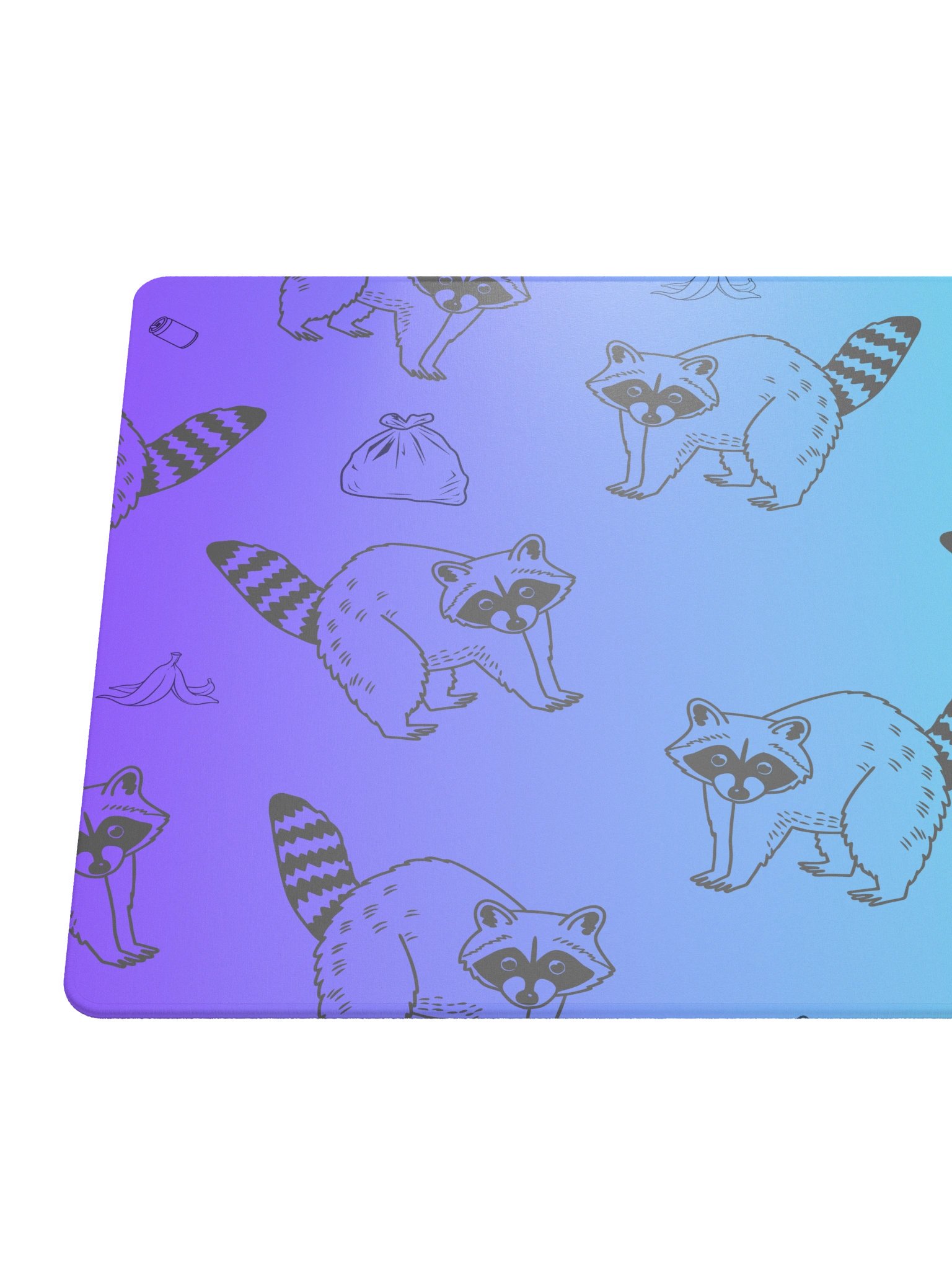 Raccoon Trash Crew Gaming Mouse Pad product image (4)