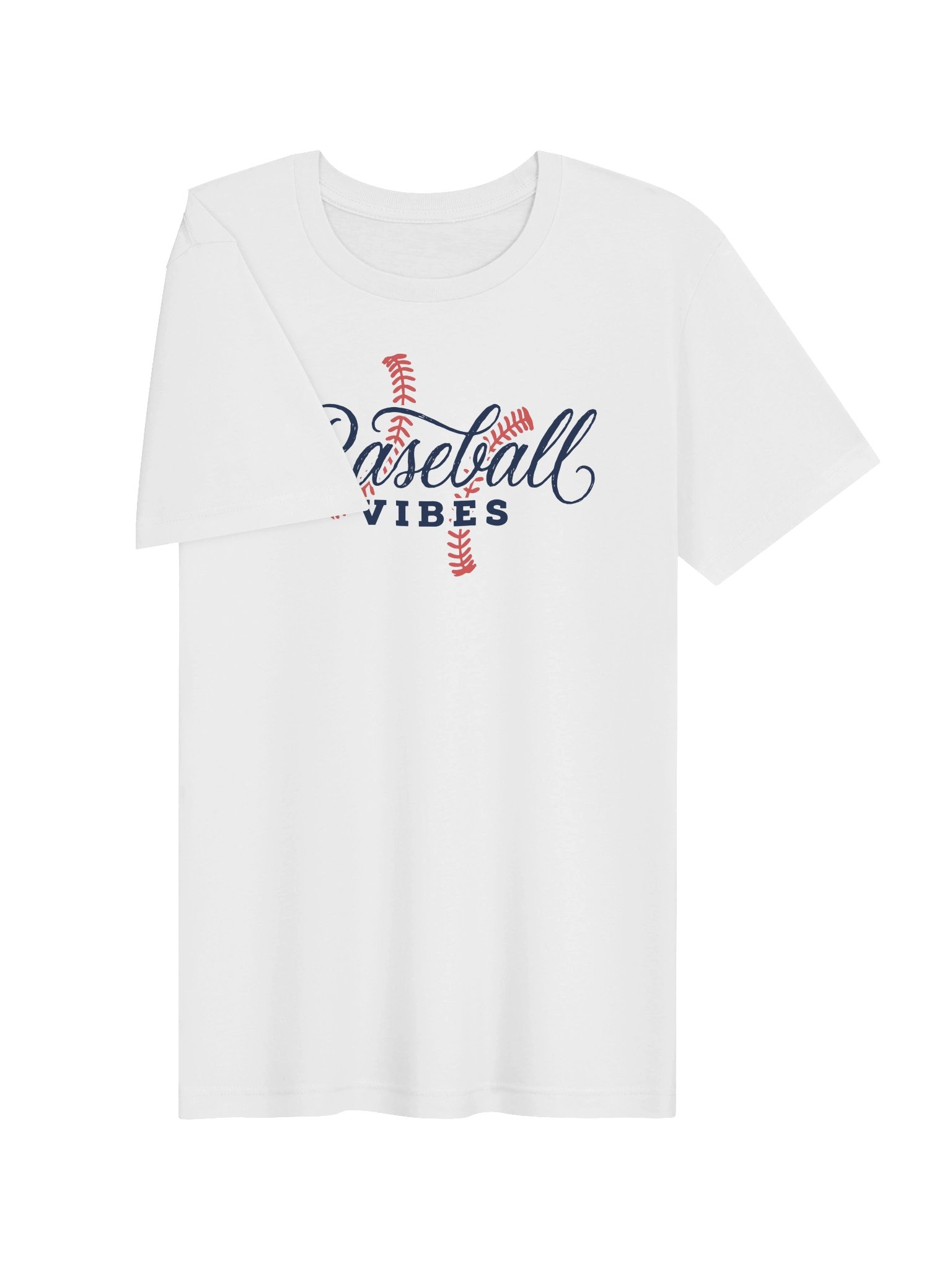 ⚾ Baseball Vibes T-Shirt | Baseball Season Game Day Tee ❤️💙 product image (3)
