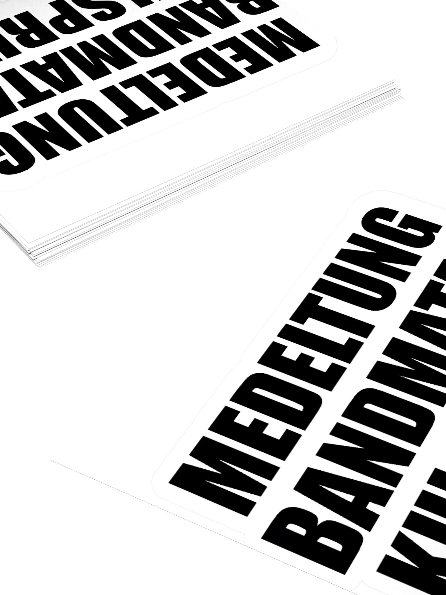 Medeltung Bandmatad Kulspruta (Sticker) product image (8)