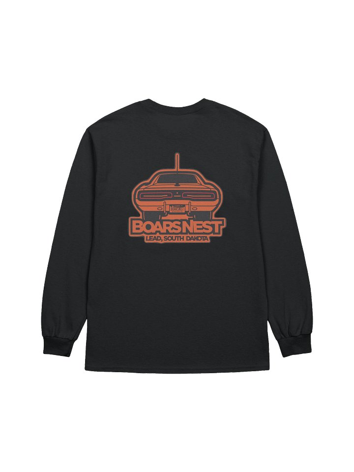 Rustic Boar's Head Cowboy Hat Long Sleeve Tee product image (15)