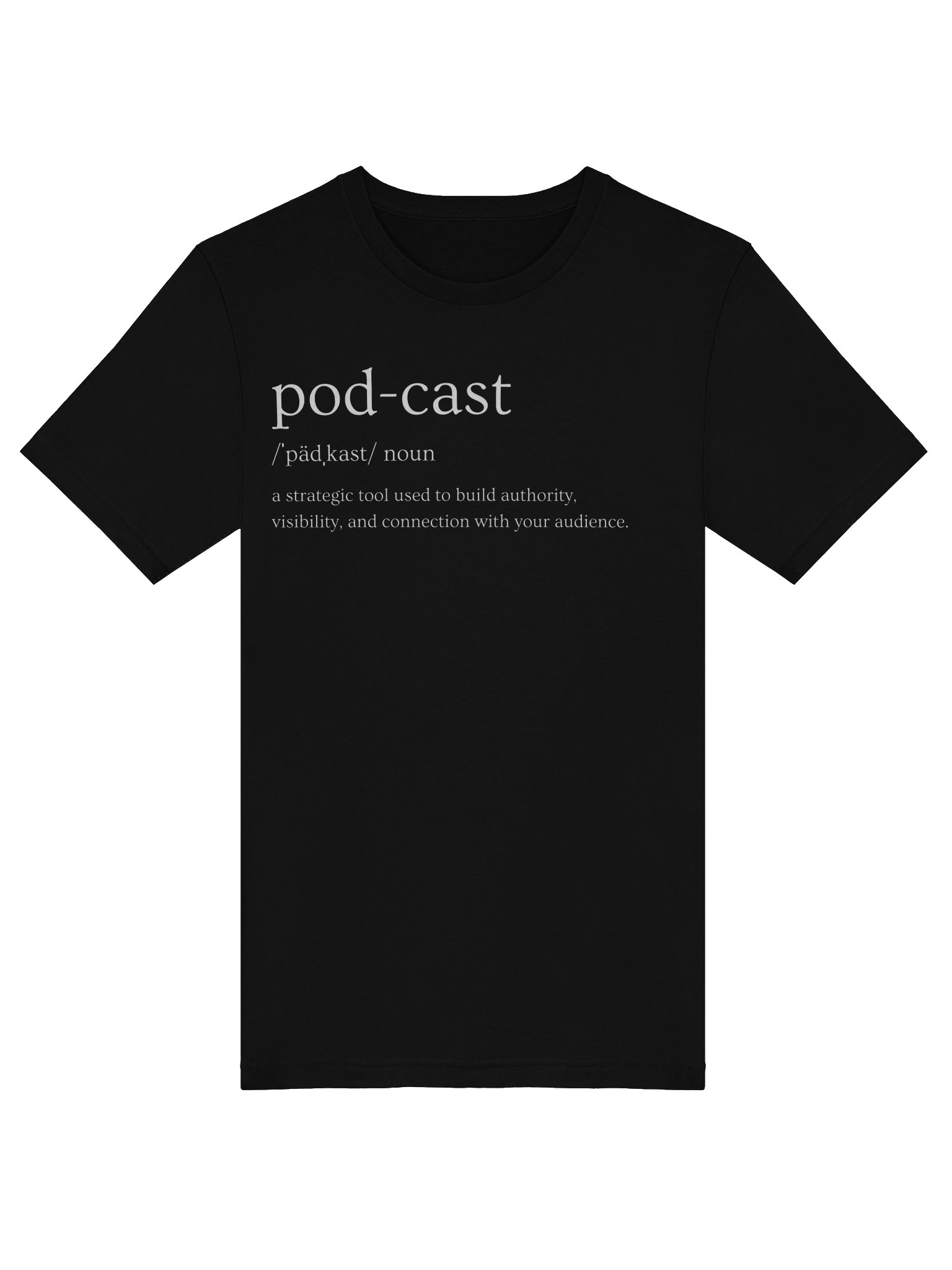 podcast shirt - strategic tool product image (4)