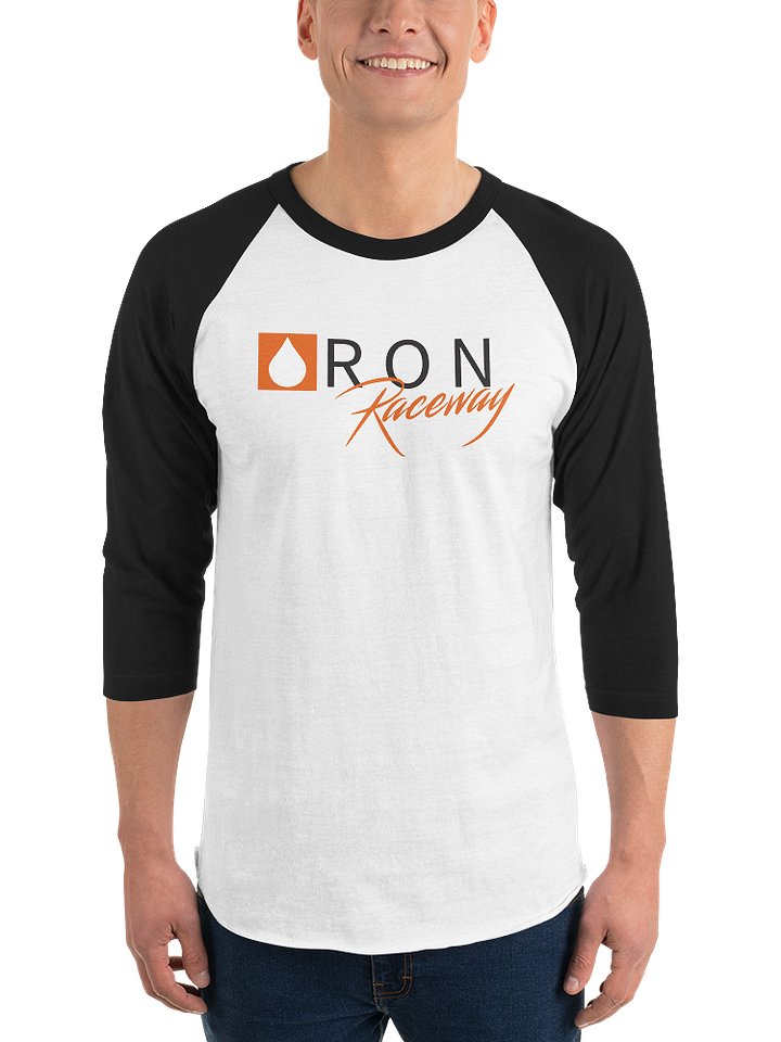 RON Raceway Logo Baseball Tee product image (1)