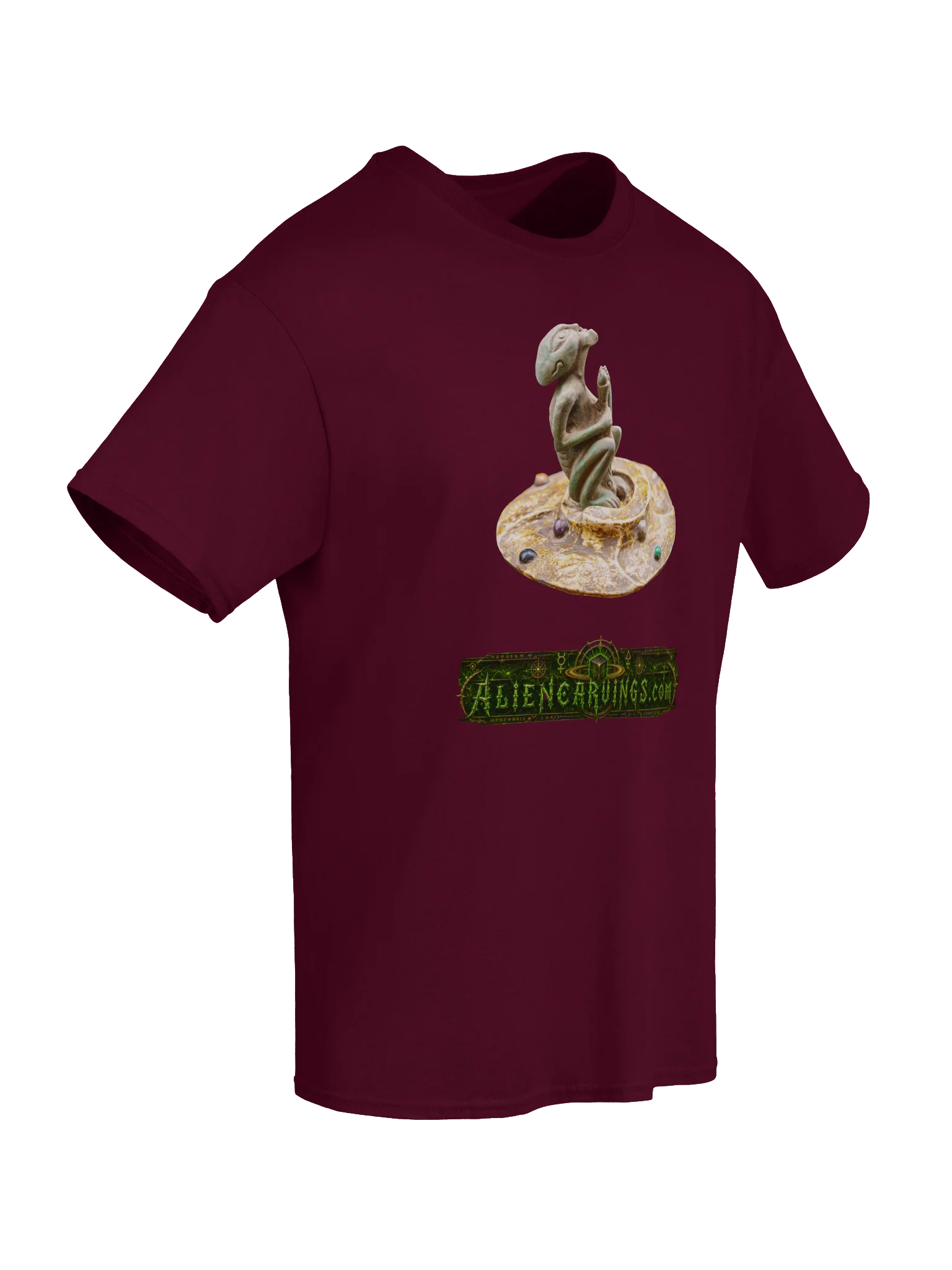 Aliencarvings.com UFO Tour Maroon product image (6)