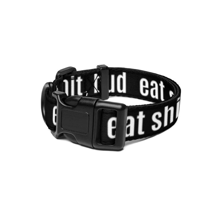 eat shit, bud Collar - Black product image (1)