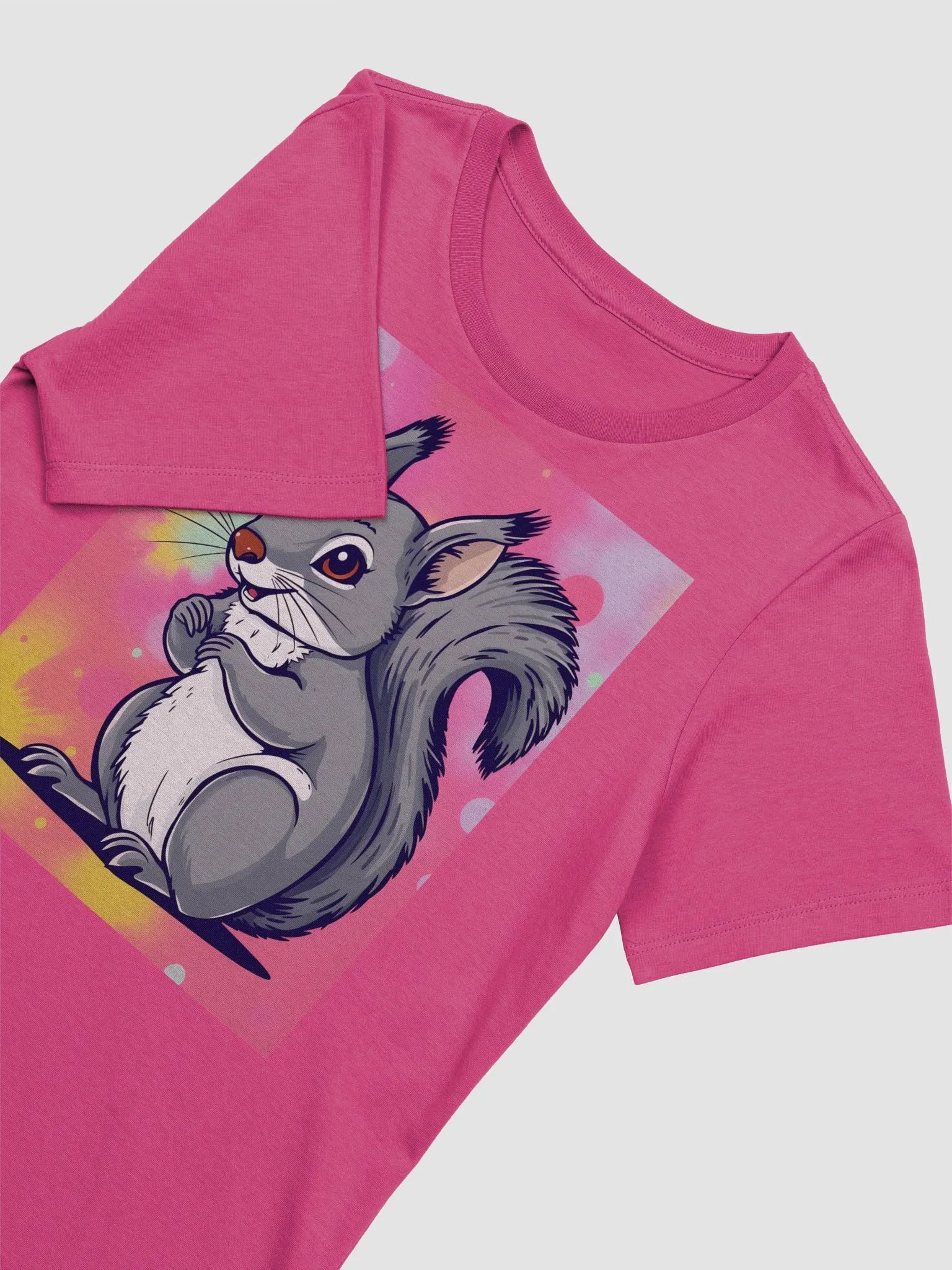 Fluffy Squirrel Relaxed-fit Tee product image (3)