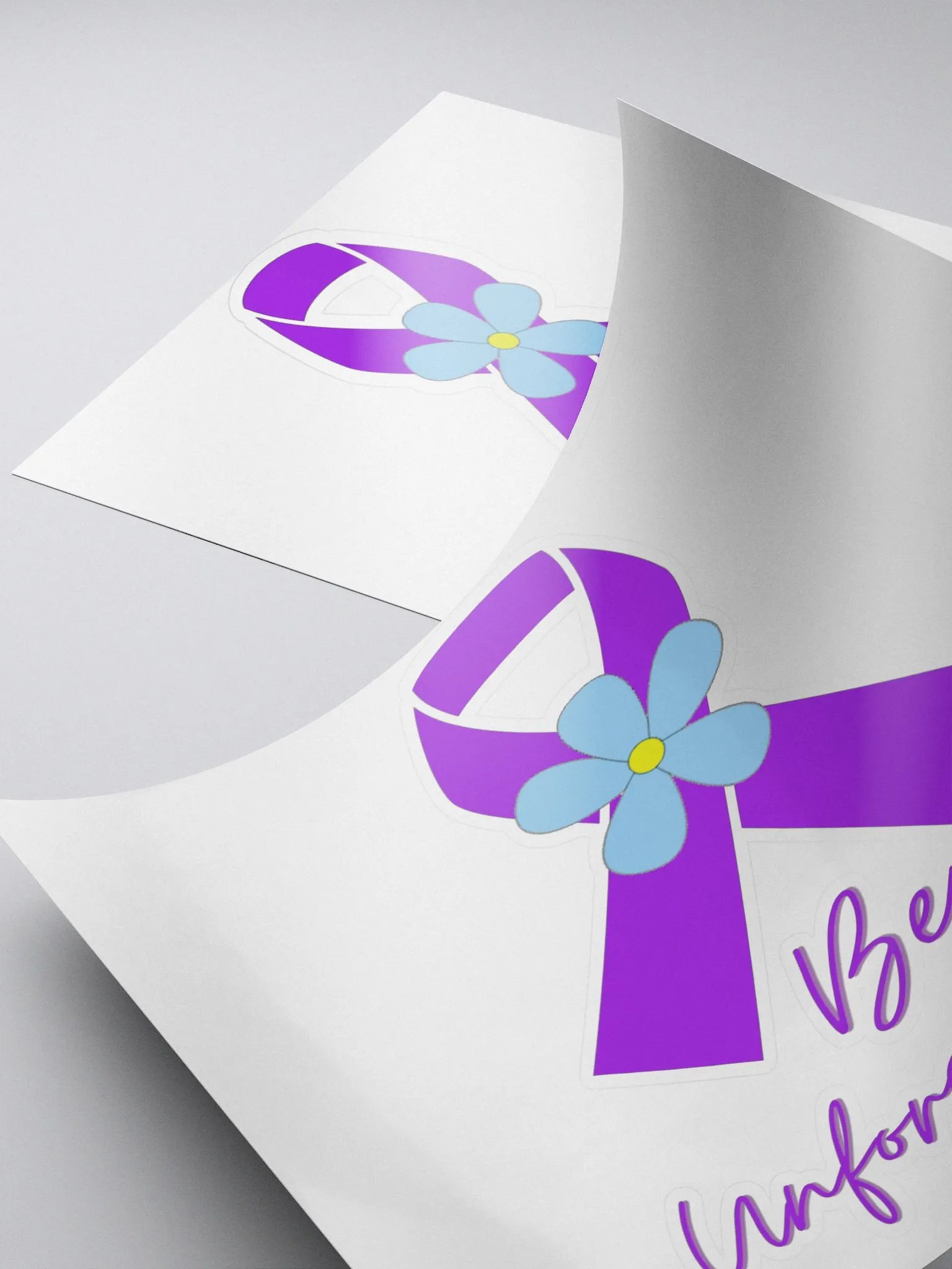 Alzheimers Awareness Kiss Cut Stickers product image (4)