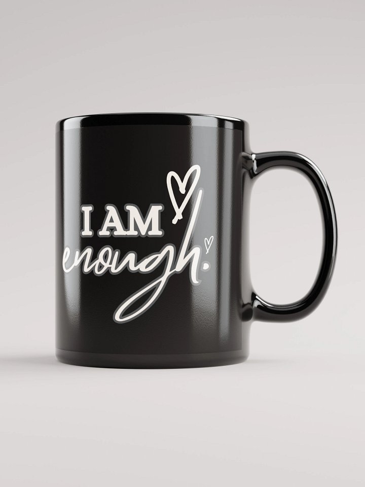 I Am Enough Mug (Black) product image (1)