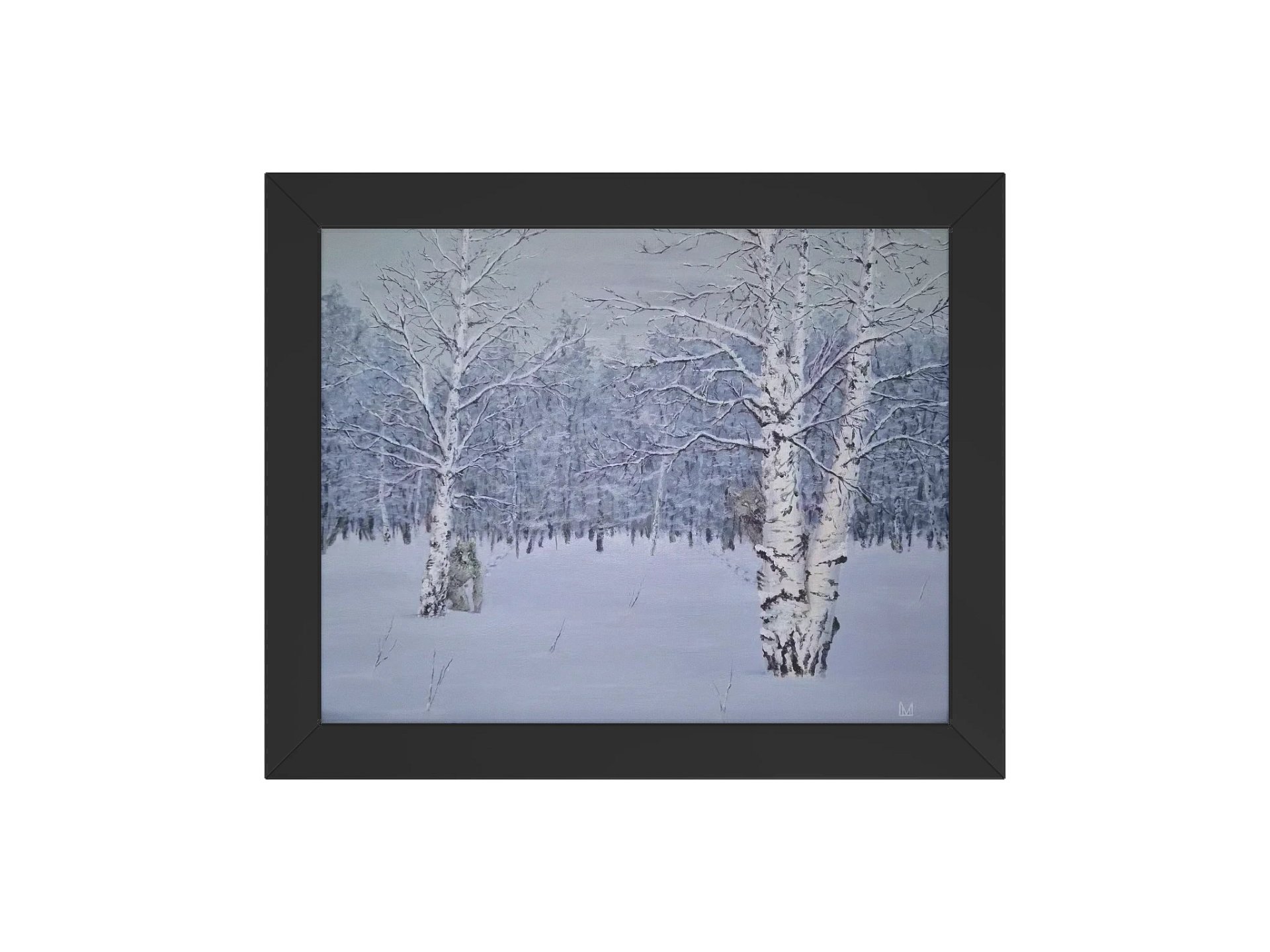 Of Birches And Werewolves - Framed Premium Matte Print product image (1)