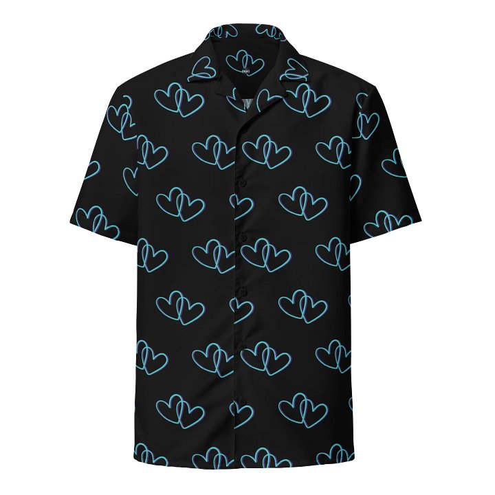 Black Heart Button-Up Shirt product image (1)