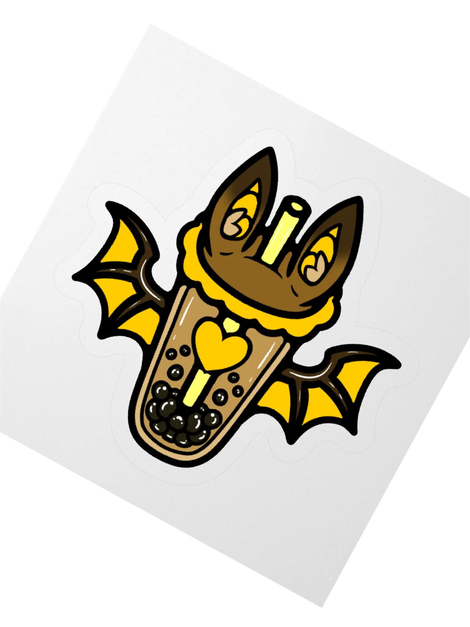 MatchaEXE Yellow Bobat Sticker product image (4)