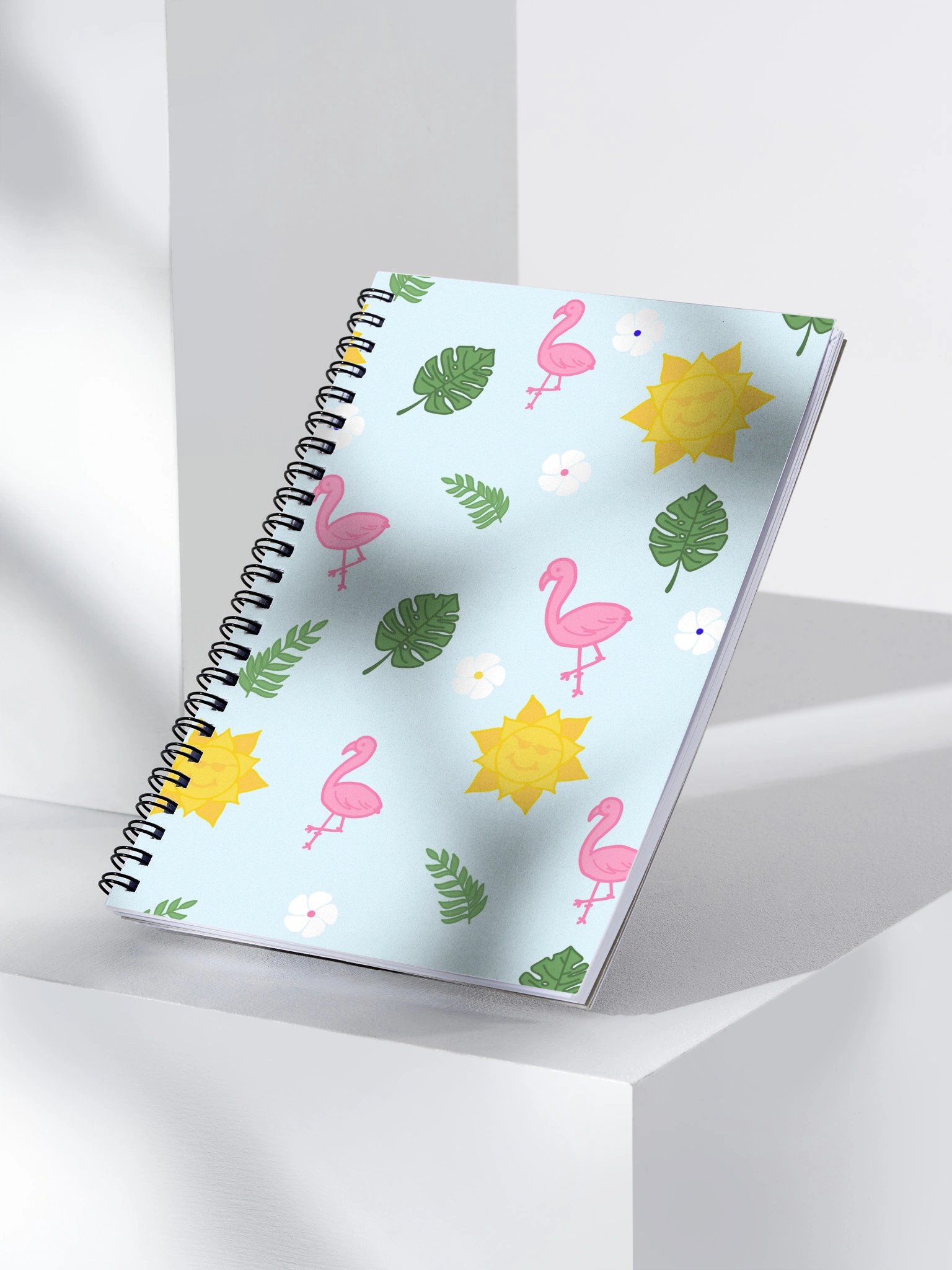 Summer Fun Pattern Spiral Journal product image (4)