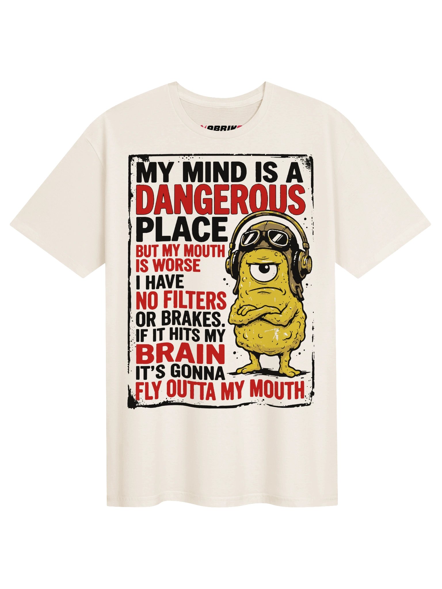 No Filter Mouth Funny Sarcastic T-Shirt product image (1)