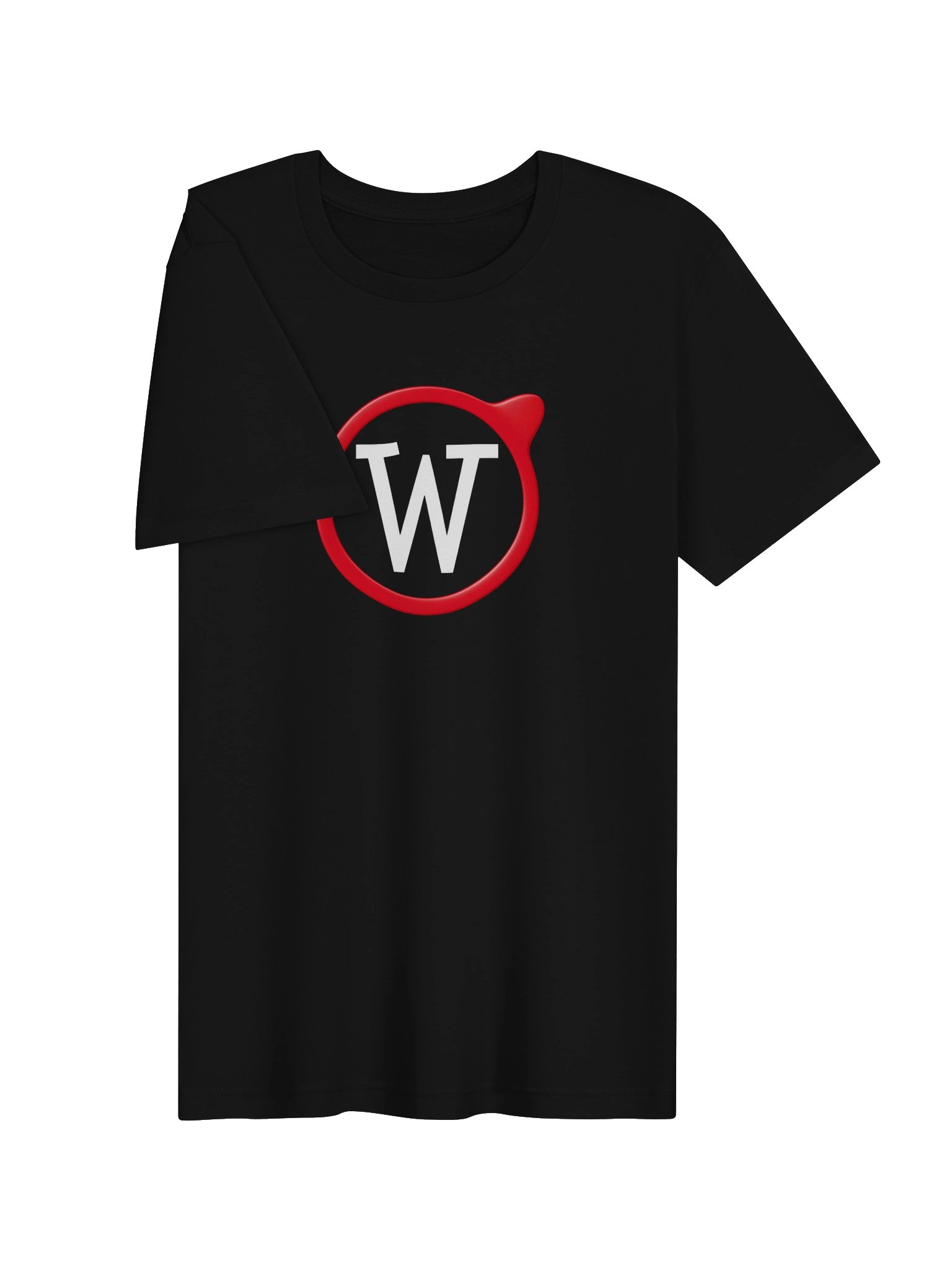 the striking Weckipedia logo on a supersoft t-shirt - black product image (3)