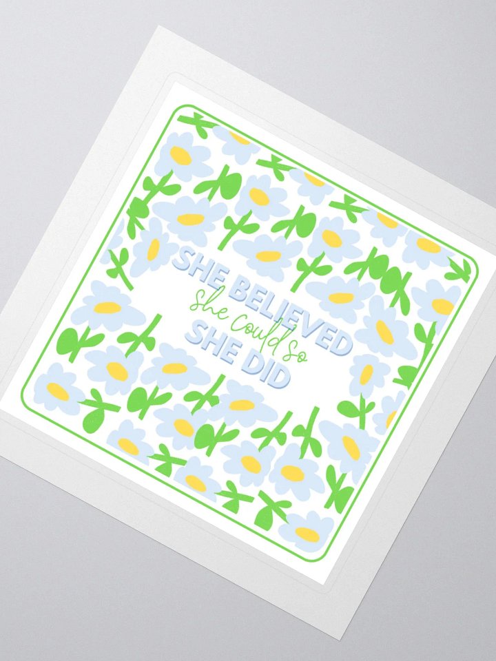 Believe and Achieve Floral Stickers product image (5)