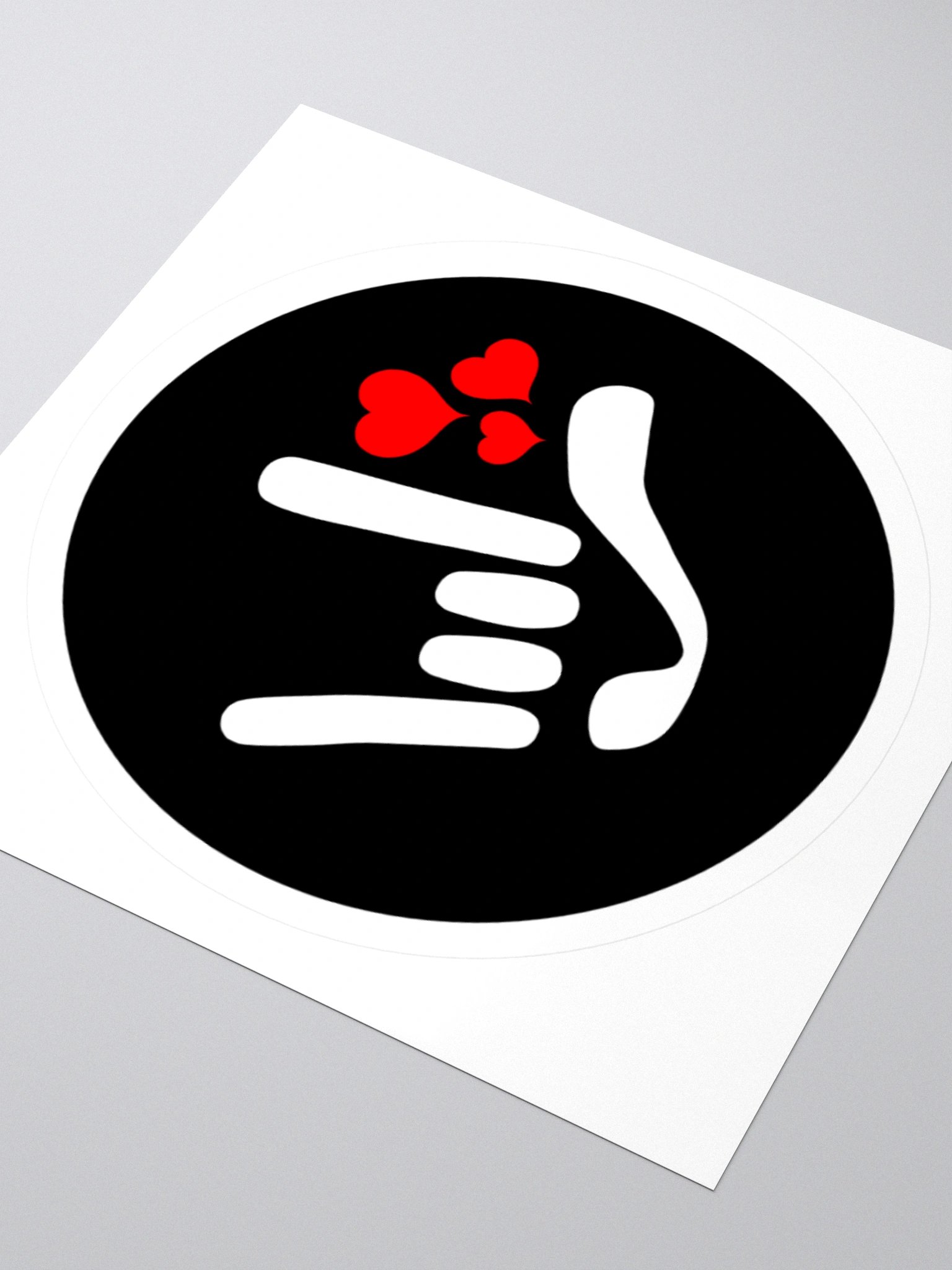 ILY with Heart Sticker product image (3)