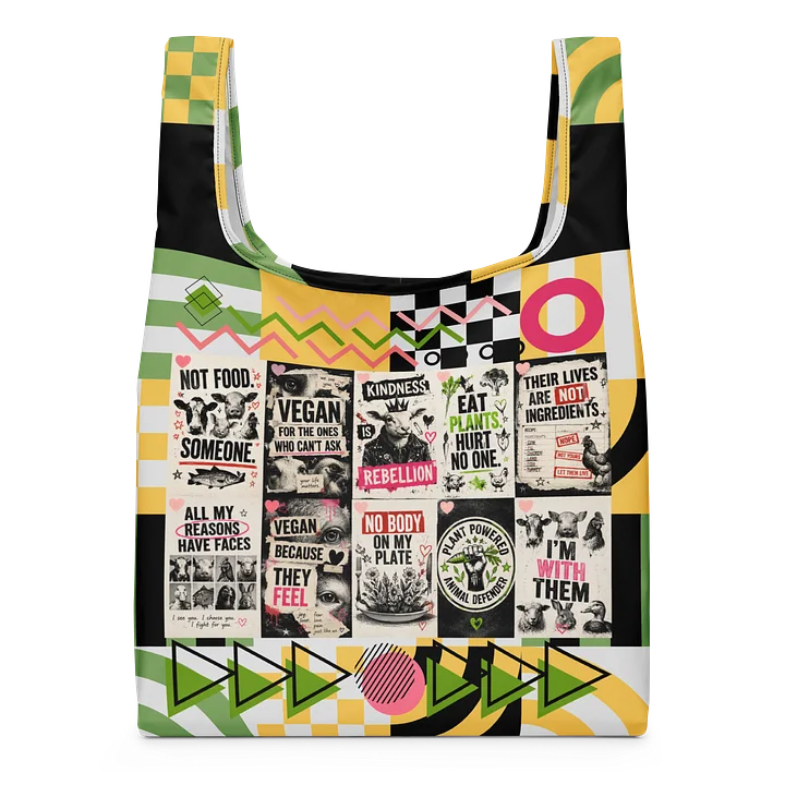 Vegan Power Collage- Shopping Bag product image (1)
