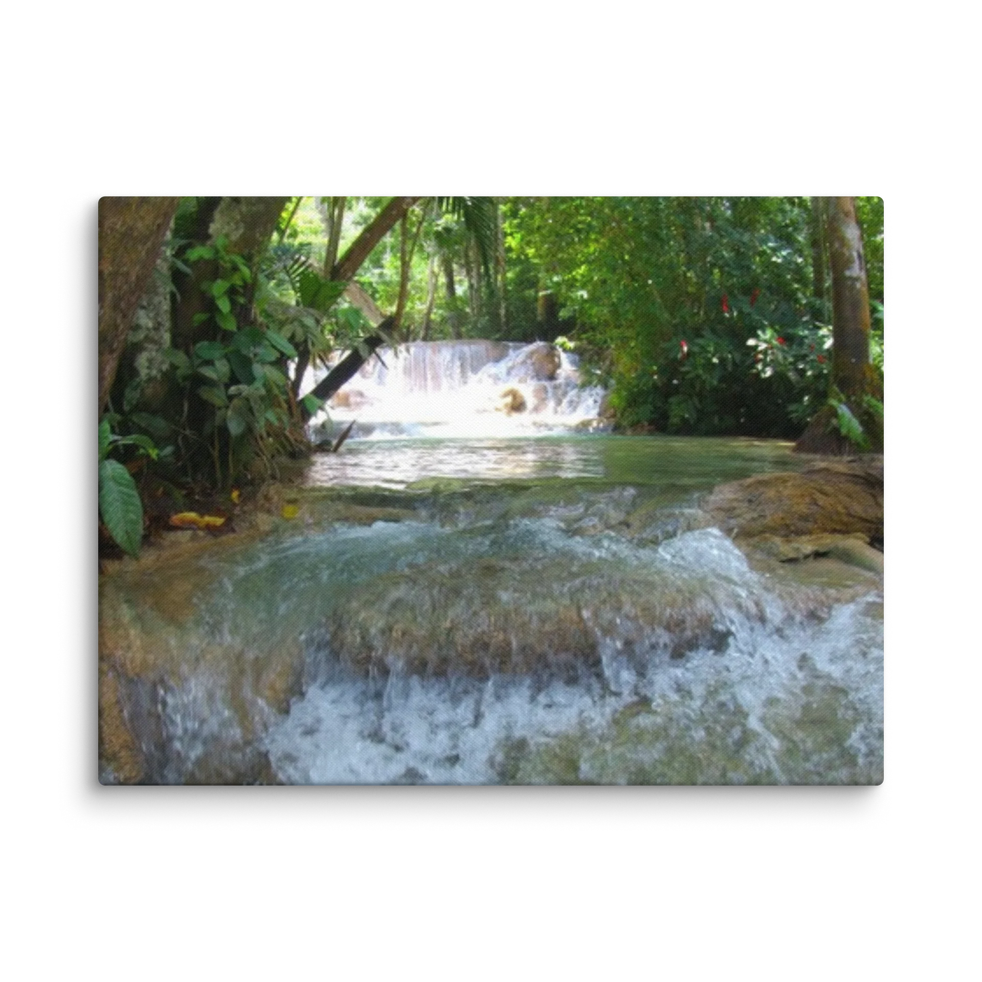 Forest Waterfall Canvas Wall Art product image (1)