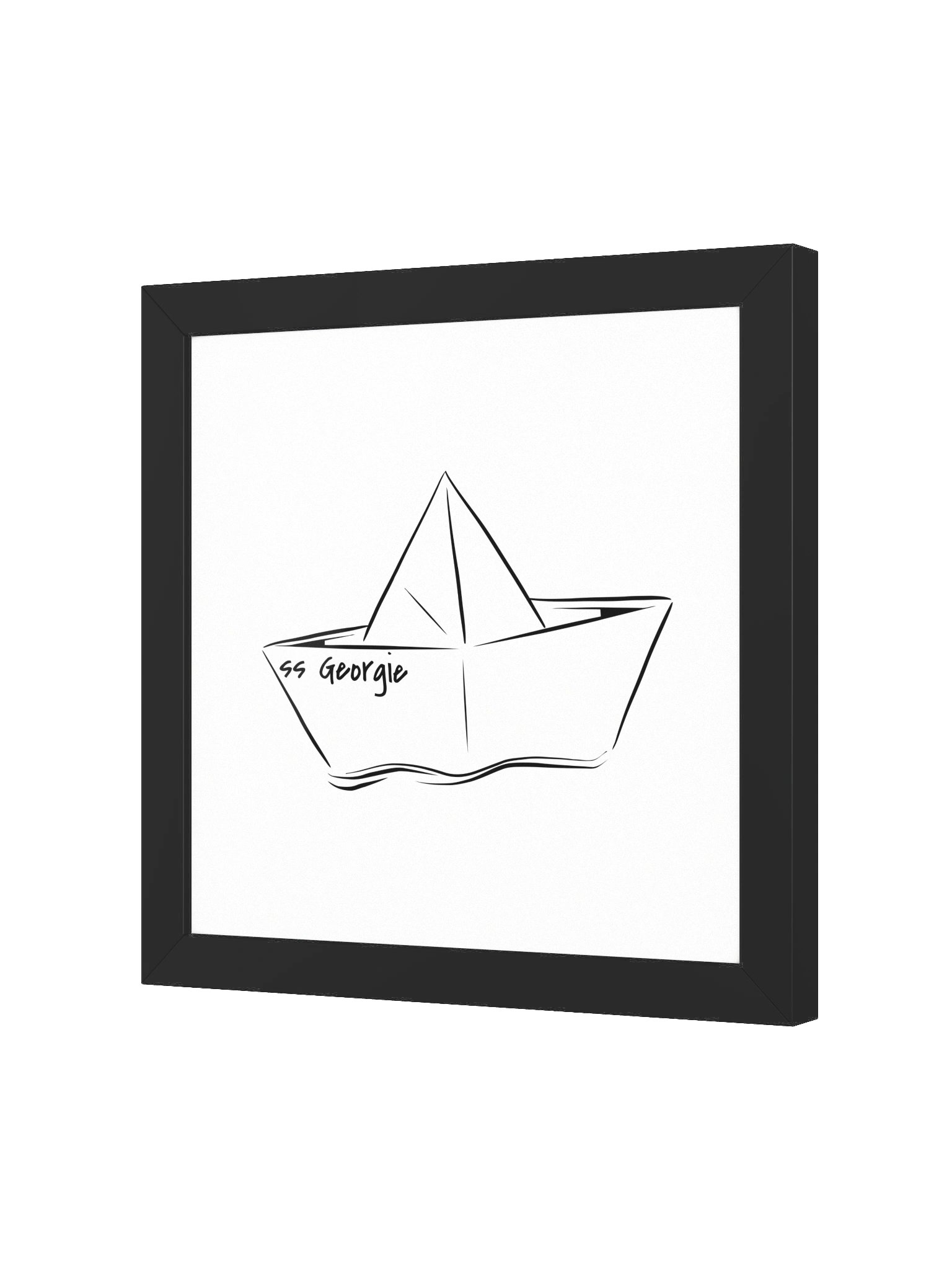 ss Georgie Paper Boat Framed Poster product image (7)