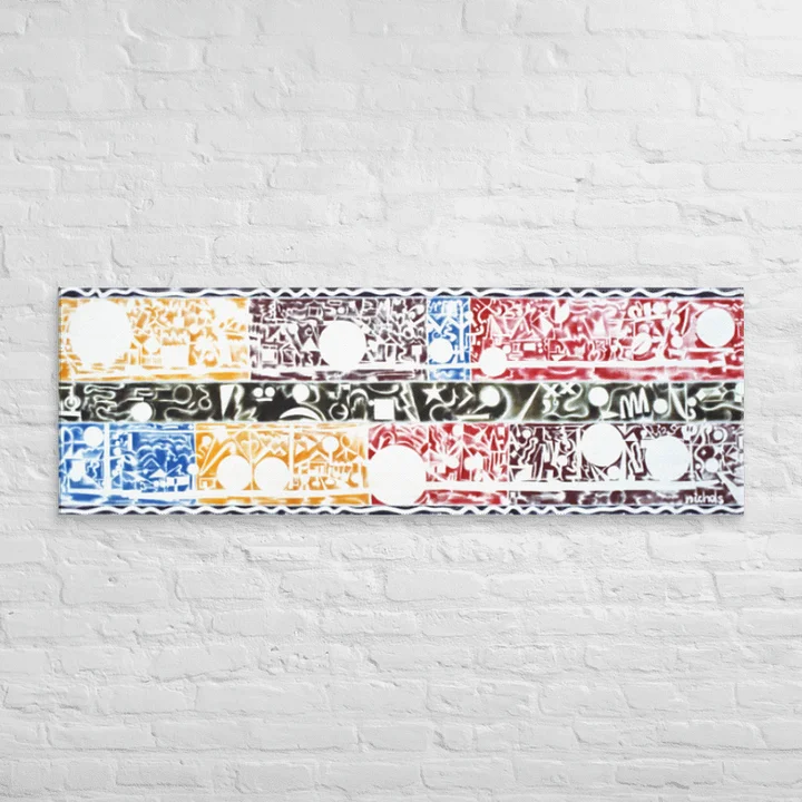 13th Street (1990) on canvas (20" x 60") product image (2)