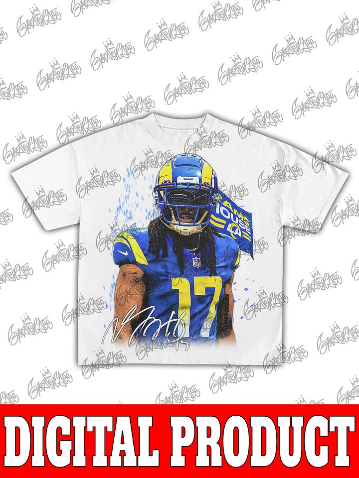 Davante Adams Los Angeles Rams Wide Receiver Vintage NFL Bootleg Graphic product image (2)