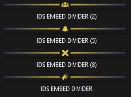 Hazy Embed Divider Bars product image (1)