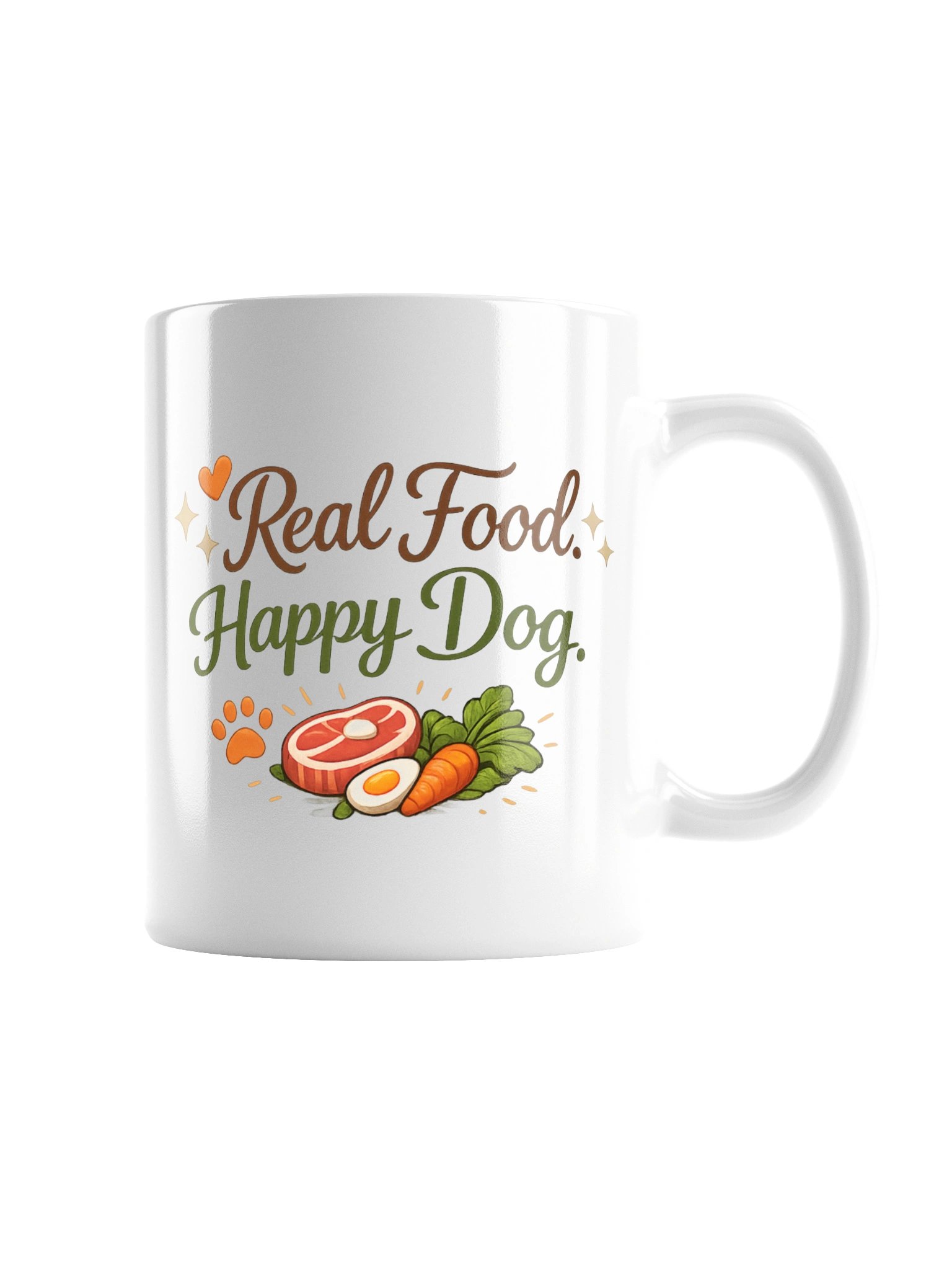 Real Food Happy Dog Mug – Fresh Fed & Raw Fed Dog Lover Gift product image (8)