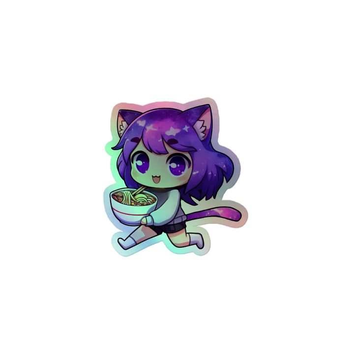 Starry x Niiyorii Collab Zoomies Holographic Stickers product image (1)