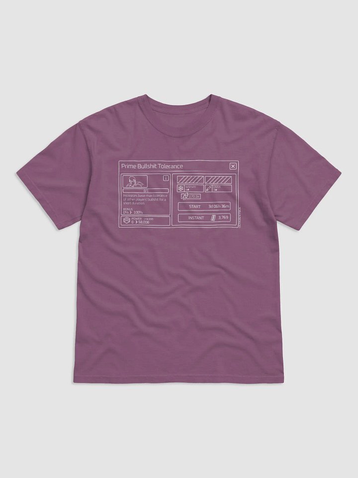 Prime Bullshit Tolerance (White) product image (1)