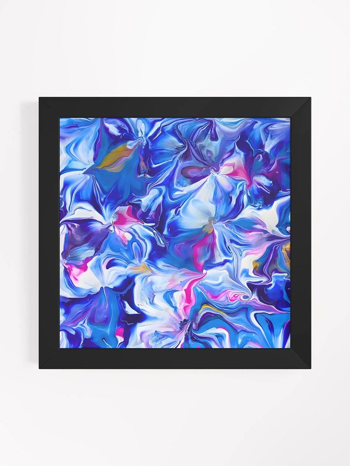 Ocean Blossoms Fluid Art Print product image (1)