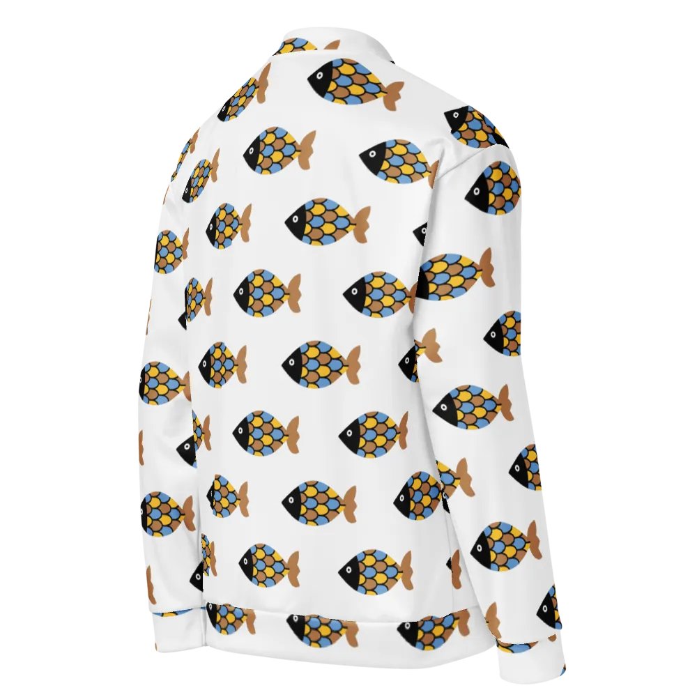 Geometric Mosaic All-Over Bomber Jacket product image (9)