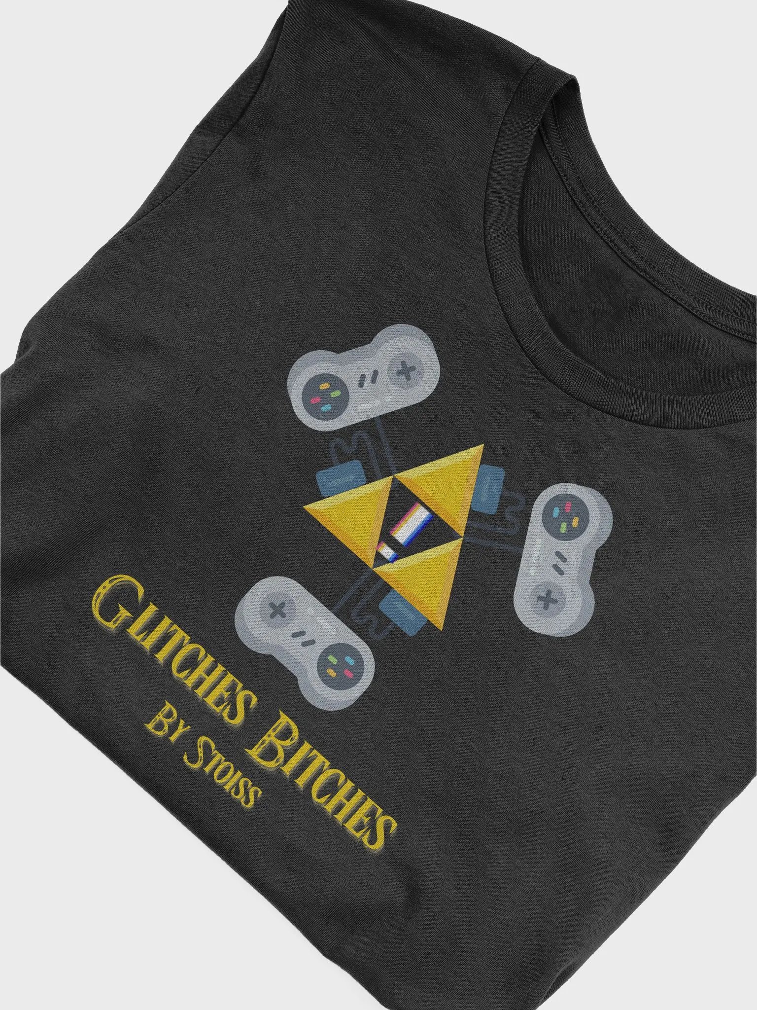 Glitches Clear Dark T-shirt product image (5)