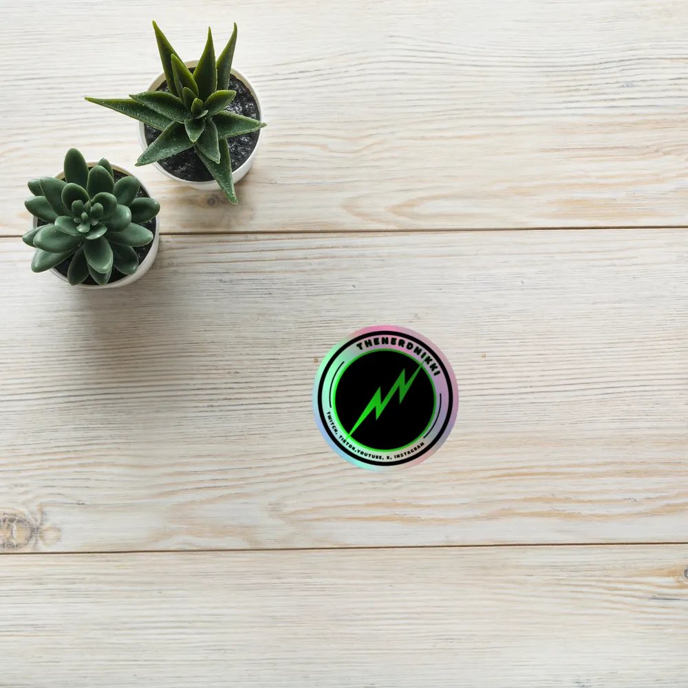Holo logo sticker product image (8)