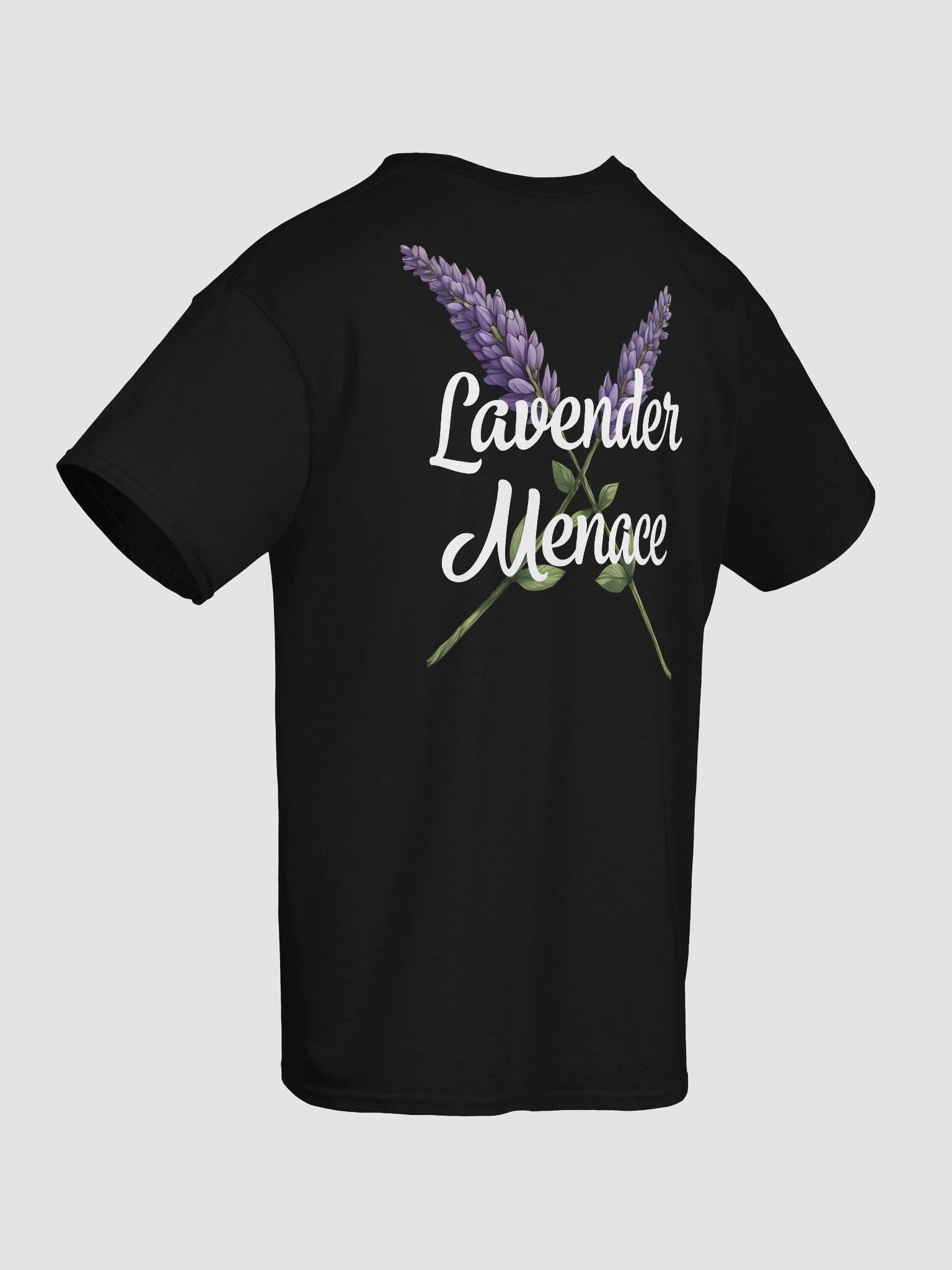 Lavender Menace - T-Shirt (Black) product image (3)