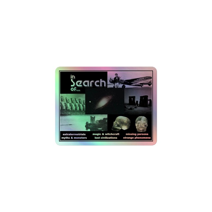 In Search Of...Holographic Sticker product image (1)