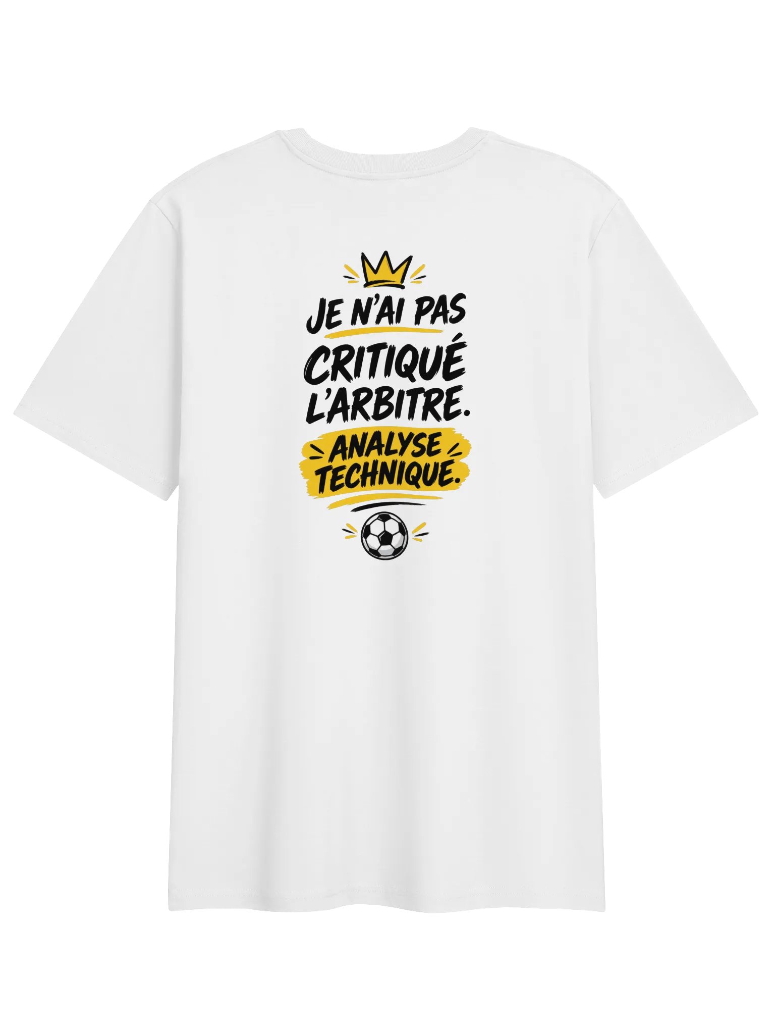 Je n’ai pas critiqué l’arbitre — Analyse technique product image (1)