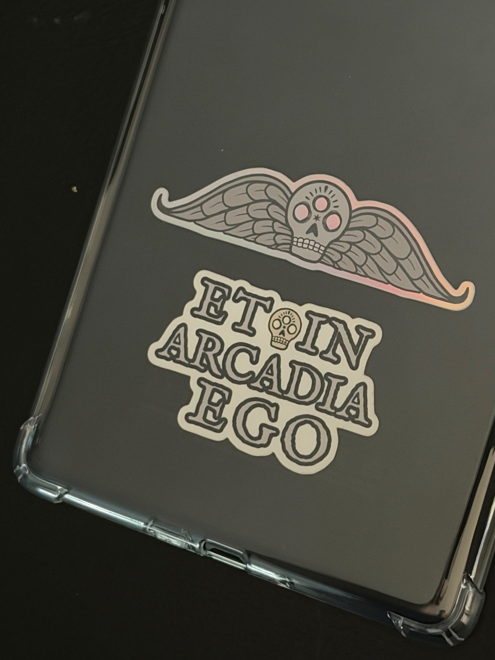 There I am ~ Et in Arcadia Ego Sticker product image (3)