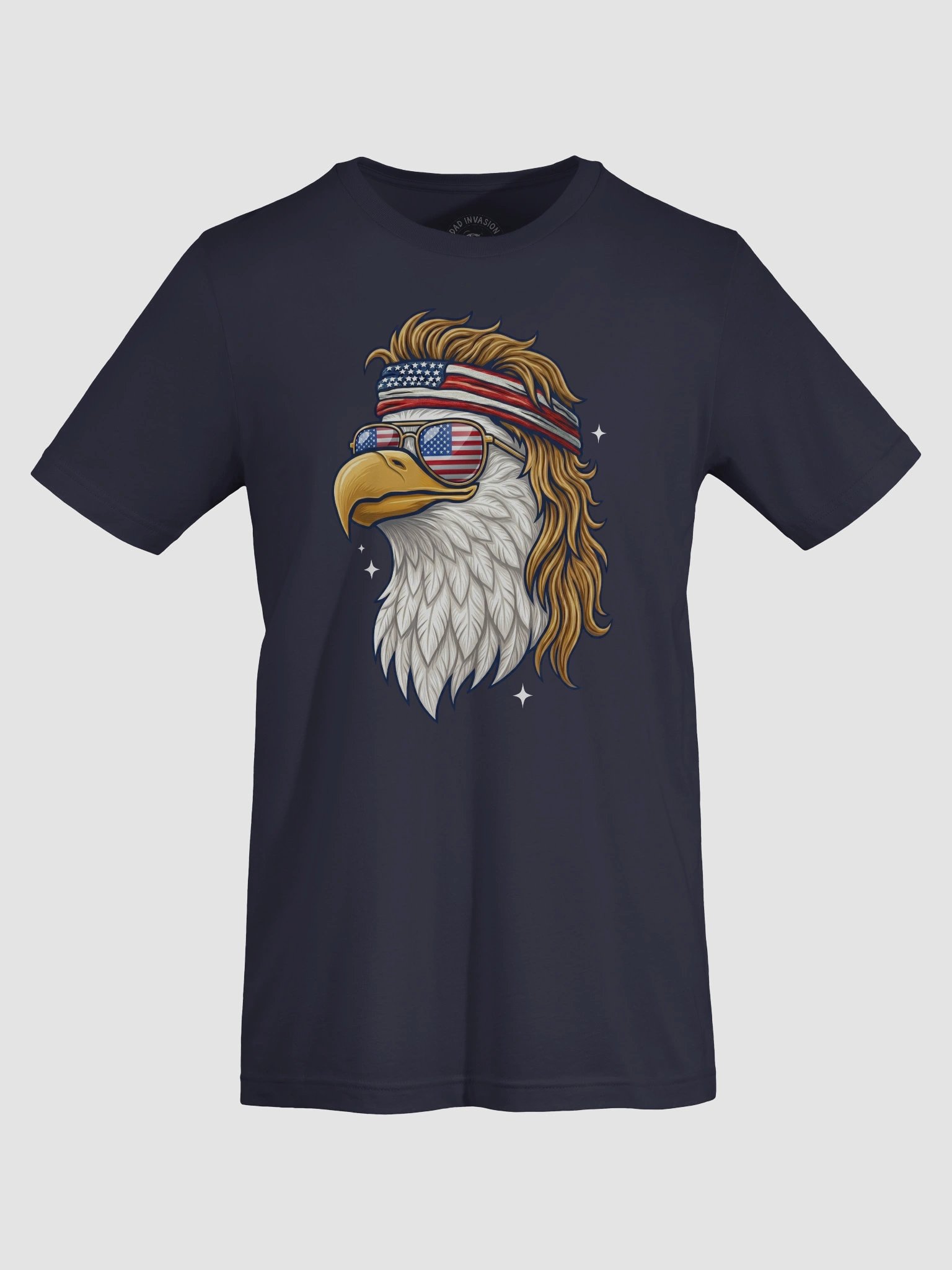 Patriotic Eagle 4th of July USA American Flag T-Shirt product image (5)