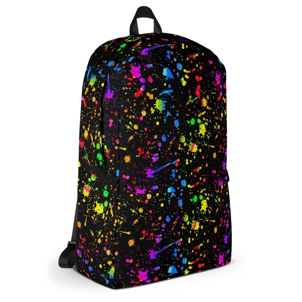 Neon Splatter Burst Backpack product image (11)