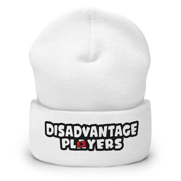 Disadvantage Players Beanie (White) product image (1)